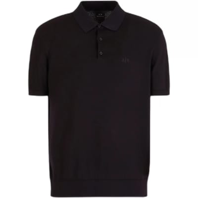 Polo piqué met contrasterende details Armani Exchange