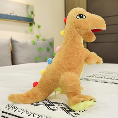 Nieuw Simulatie Dinosaurus Pluche Speelgoed Zacht Cartoon Kussen Tyrannosaurus Knuffelpop voor Jongens Kinderen Verjaardagscadeau 90cm