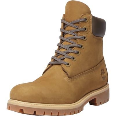 Timberland Premium 6 Inch Lace Up Waterproof Boot Olive Nubu Size: 40 | Lace-Up Shoes Outlet | Heren | Bruin