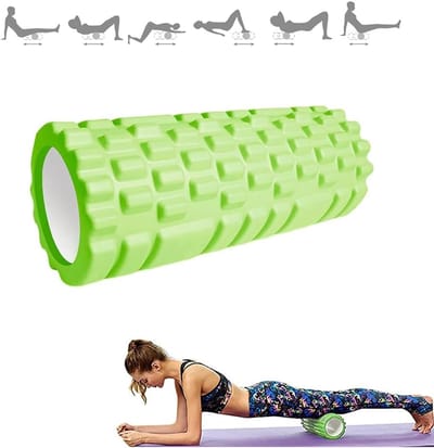 Famanu Foam Roller Fasciarol - Schuimrubber rol - Fitness Massagerol voor Triggerpoint-Massage in Rug, Nek, Benen Tijdens de Fasciatraining met de Gymnastiekrol voor Mannen en Vrouwen