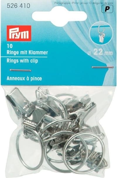 Prym Ringklemmetjes 22mm Zilver 526 410