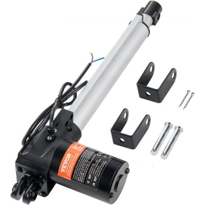VEVOR 6000N Lineaire actuator DC 12V lineaire aandrijving IP44 elektrische lineaire motor 250 mm slaglengte Geluidsniveau ≤ 50 dB Elektrische deuropener 5 mm/s Reissnelheid Lineaire technologie Aanpassing aandrijving
