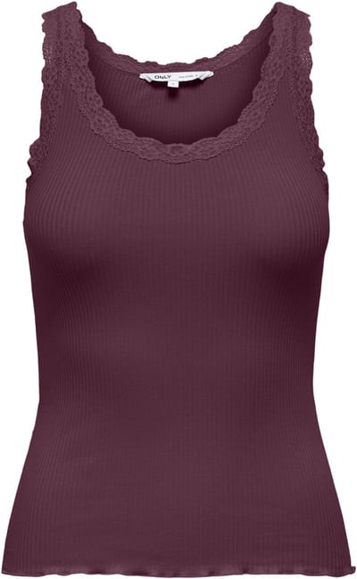 Slim fit tanktop van katoenmix model 'SARA SHARAI'