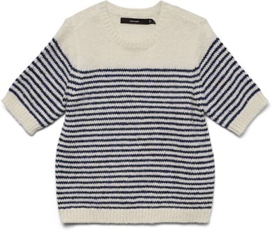VERO MODA - VMRIVER 2/4 O-NECK PULLOVER BOO -Dames - Maat - S