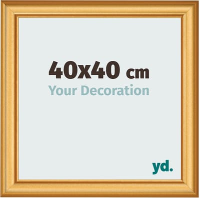 Your Decoration - Fotolijst 40x40 cm - MDF - Goud Mat - Lazio