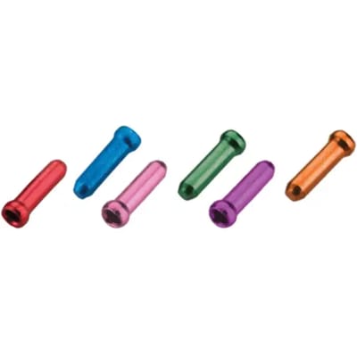 Cable Tips - Brake or Shift (500pcs) - Red / Blue / Pink / Purple / Orange / Green