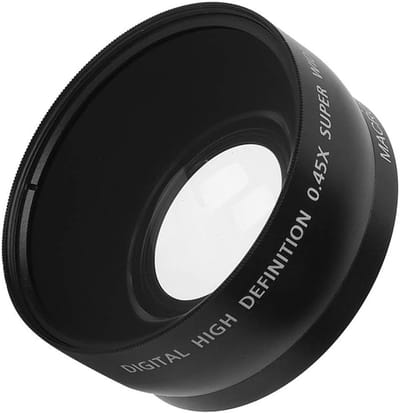 55mm Groothoek Macro Lens met 0.45x Vergroting, Geschikt voor 55mm Lenses, Voor Filters en Korte Brandpuntsafstand