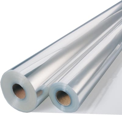 Cadeaufolie Rol - Verpakking Decoratie - Feestelijke Inpak - Bloemenpatroon Transparant - 700 mm x 100 m