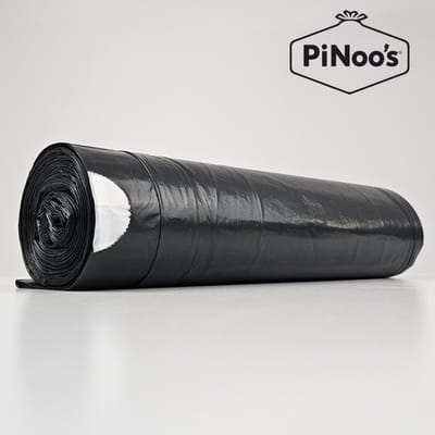 Zwarte Vuilniszakken 120 Liter | 3 rollen à 20 zakken - Trekband | LDPE-plastic | 45 My | 70x100 cm - Trekbandzakken 120 liter, Stevige vuilniszakken 120 liter (07010004345)