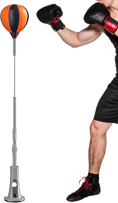 Bokszak - Zandzak Training - Reactie Verbeteren - Sterke Zuignap - 155-175 cm - Zwart