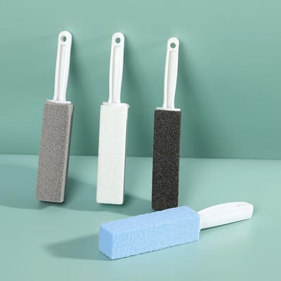 Brosse de nettoyage de toilettes simple à vendre à chaud pierre ponce bâton décontaminant toilettes salle de bain vert d’armée