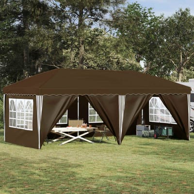 vidaXL - Pop-up - Feesttent - 575 - x - 288 - x - 245 - cm - Taupe