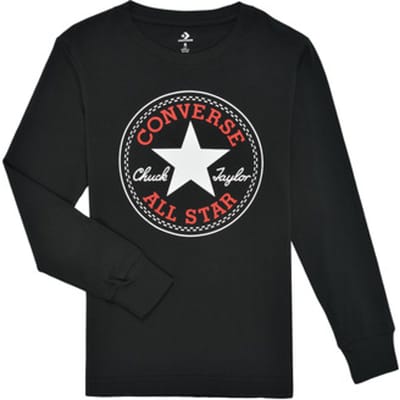 Converse  T-shirt Korte Mouw CHUCK PATCH LONG SLEEVE TEE