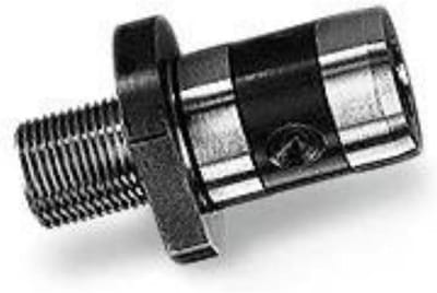 Adapter met opname - Verbindingsstuk - Gereedschap aansluiten - QuickIn houder - 325 inch lengte - Zwart