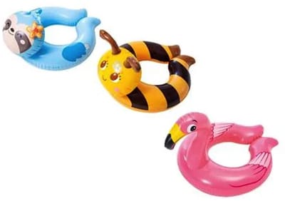 Intex Zwemring - Zwemband - Dier - bij - luiaard - flamingo - assorti levering