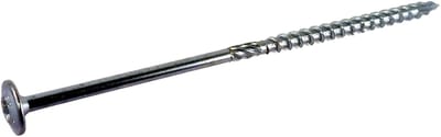 Tellerkop houtbouwschroeven 6,0 x 50/30 - Torx 30, verzinkt staal