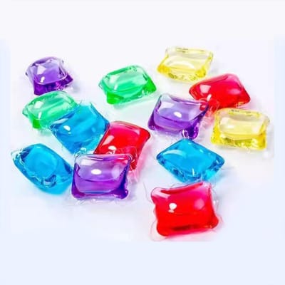 100 STUKS Wasmiddel Gel Parels Langdurige Geur Badkamer Gel Parels Wassen Kleding Gel Parels voor blue