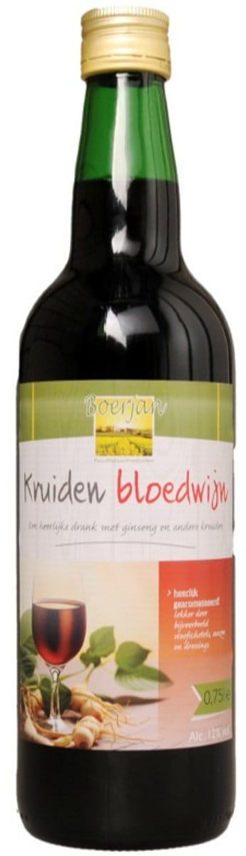 Boerjan Kruidenbloedwijn 750ML