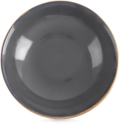 Diep Bord Keramiek Grijs 20,5cm - Soepbord - Diepe Borden - Pastabord