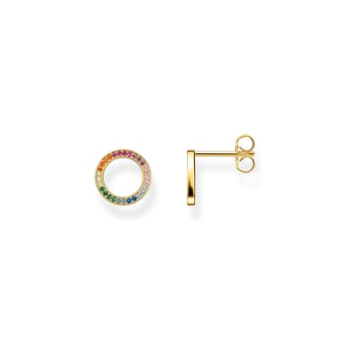 Thomas Sabo - H1947-996-7 - Oorbellen - Dames - 925er Zilver geel verguld