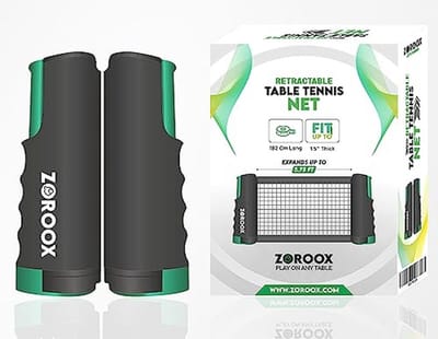 Draagbaar tafeltennisnet - Intrekbaar en eenvoudig te installeren voor elke tafel