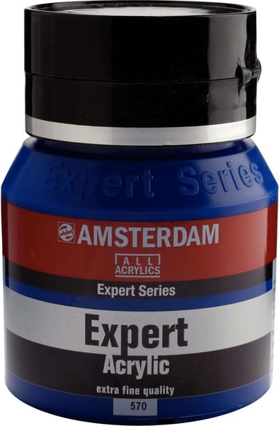 Expert Series Acrylverf Pot 400 ml - Permanentblauwviolet 581