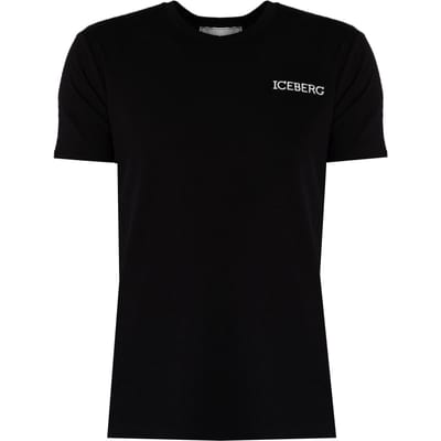Iceberg T-Shirt C-Neck Mannen zwart