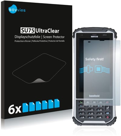 Savvies - Screenprotector voor Handheld Nautiz X8 - Folie Beschermfolie transparant 6 Stuks