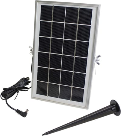 Zonnepaneel Oplader - Solar Charger - Bloempot Verlichting - Lange Kabel - 22 x 13 x 2 cm - Zwart