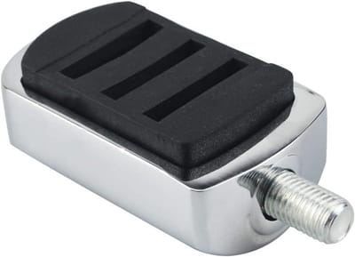 Schakelpedaal Motor - Voetsteun Motor - Rijden Verbeteren - Chroom en Rubber - 150 g - Chroom