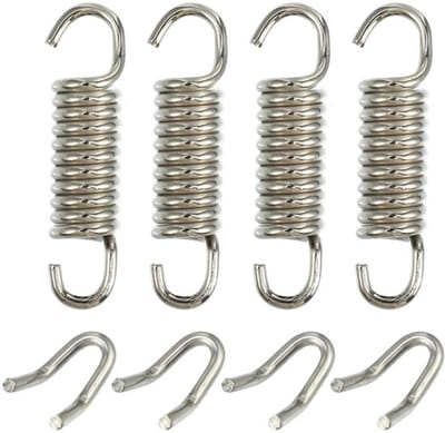 Dailygoods- Uitlaatveer Universele Pasvorm - 4 Stuks - Roestvrij