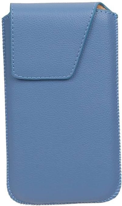 Smartphone Pouch Maat M ( - Hoesje Geschikt voor Samsung Galaxy S4 i9500 ) Blauw