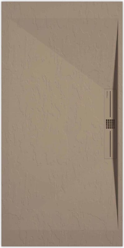 Sanifun douchebak Stone Side Moka Slate 1100 x 800 P