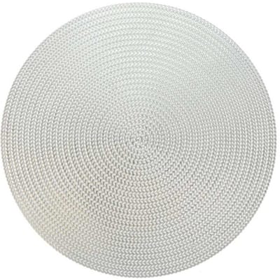 Unique Living placemat thora 38cm Ø silver