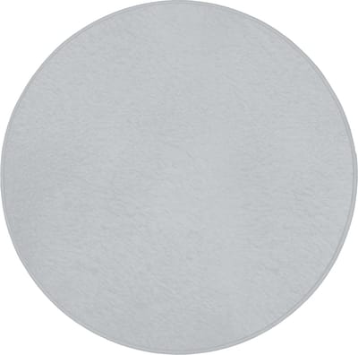 Badmat rond 70x70 cm - Antislip - Interieur - Grijs - Licht - Badmatten voor badkamer - Badkamermat - Douchemat - Ronde badkamer mat