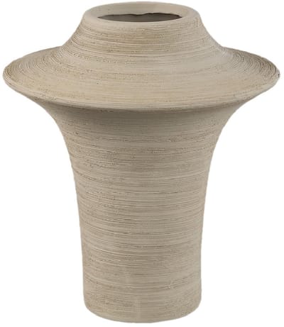 PTMD - Vaas Rinder - Beige - 21x21x24cm