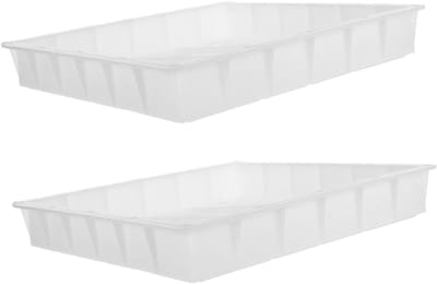 Beton Bestratingsvorm - Tuinpad Mal - Buiten Decoratie - Fijn Patroon Ontwerp - 33x33x5cm - Wit