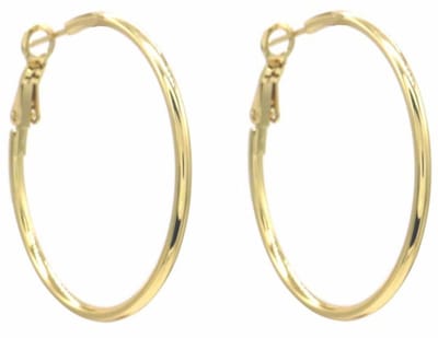 Oorringen - 4 Centimeter - Stainless steel - Goudkleurig - Oorbellen - Damesdingetjes