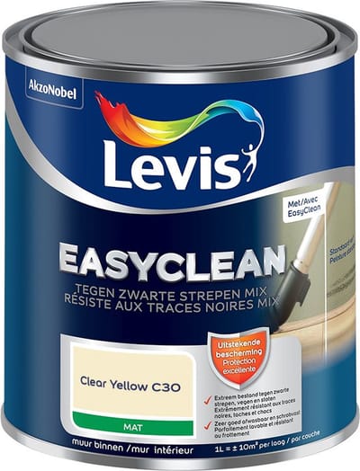 Levis - Easyclean Tegen Zwarte Strepen Mix - Clear Yellow C30 - Mengverf - 1 L
