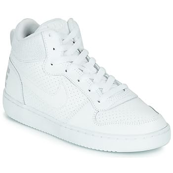 Nike Court Borough Mid Bg Jongens Sneakers - White/White-White