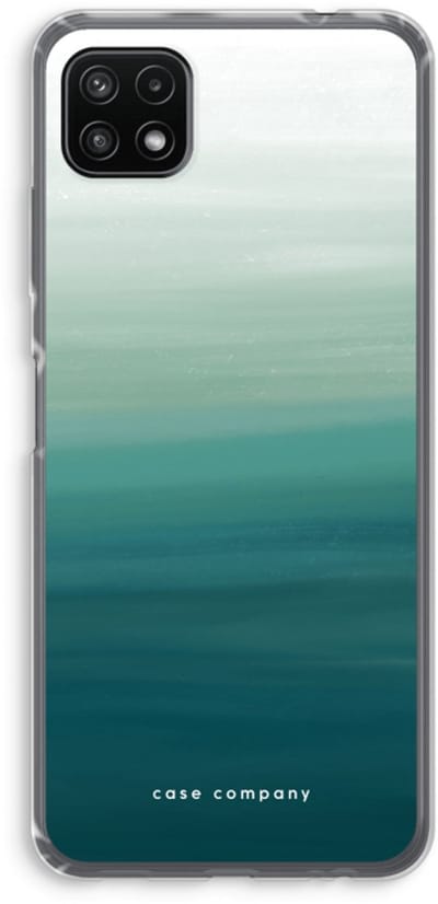 Case Company® - Hoesje geschikt voor Samsung Galaxy A22 5G hoesje - Ocean - Soft Cover Telefoonhoesje - Bescherming aan alle Kanten en Schermrand