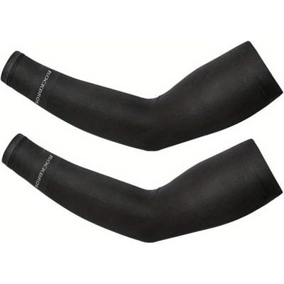 Fietsen Wielrennen Hardlopen Armwarmers UV Bescherming Cover Basketbal Joggen Ademend Sneldrogend Heren Dames Zonnebrand Mouwen one size zwart