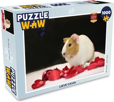 Puzzel Lieve cavia - Legpuzzel - Puzzel 1000 stukjes volwassenen
