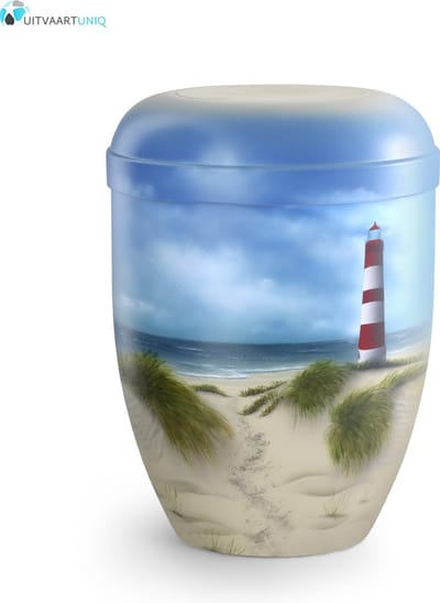Licht in de duisternis urn - bio (biologisch afbreekbaar)