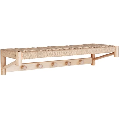 Abano Hoedenplank - Hoedenplank in populierenhout - weefplank - natuur -78x31 cm