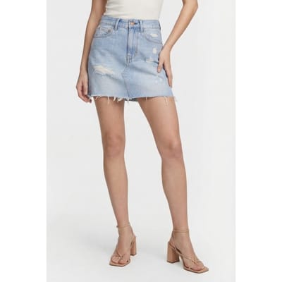 RAIZZED River - Hs21 Mini Skirt Vintage Blue Maat: W24 | Spijkerrokken Outlet | Dames | Blauw