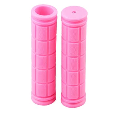 Rieba® Handvatten Kinderfiets 120mm - Fiets - Step - Binnen diameter 22mm - Kinderen - Rubber - Antislip - Roze