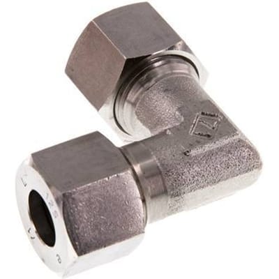 12S RVS Elbow 90deg Snijring 630 Bar DIN 2353 - FL2E-C-ST-12-S
