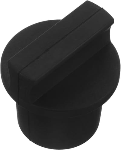 Rubberen Afdichtingsstop - Waterstop Roeitrainer - Water Tank Afsluiten - Universele Pasvorm - 3.70 x 3.50 x 3.50 CM - Zwart