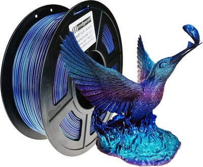PLA 3D-printer filament 1 kg - 175 mm - vertigo - melkweg - regenboog - meerkleurig - 0.05 mm +/- voor Ender3 Prusa